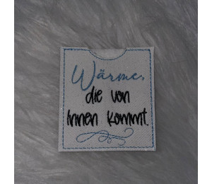 2€ ZUSATZTÜRCHEN 18. Dezember - Stickserie - ITH Teebeutel Verpackung